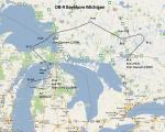 FSX Flight Plan for OB-9 Bayshore Michigan